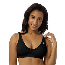 Load image into Gallery viewer, Black padded bikini top