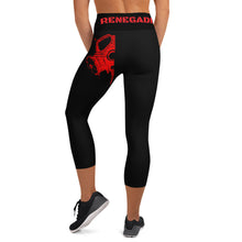 Load image into Gallery viewer, Renegade Black Yoga Capri Leggings