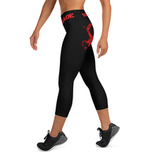 Load image into Gallery viewer, Renegade Black Yoga Capri Leggings