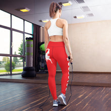 Load image into Gallery viewer, Renegade Red Yoga Leggings