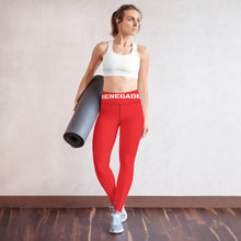 Load image into Gallery viewer, Renegade Red Yoga Leggings